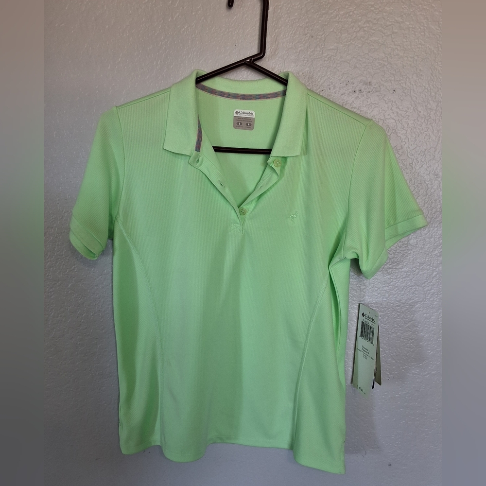 Columbia Women's Professional Fishing Gear Polo Shirt Size Small NWT